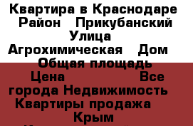 Квартира в Краснодаре › Район ­ Прикубанский › Улица ­ Агрохимическая › Дом ­ 115 › Общая площадь ­ 55 › Цена ­ 1 800 000 - Все города Недвижимость » Квартиры продажа   . Крым,Красногвардейское
